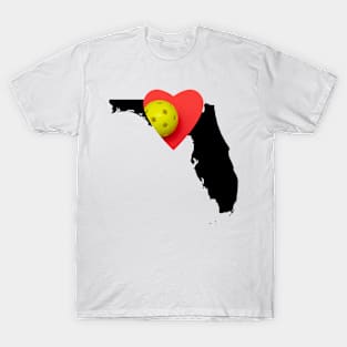 Florida Loves Pickleball T-Shirt